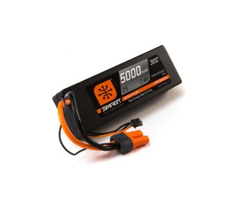 Spektrum Smart Powerstage Surface Bundle: 5000mAh 2S 50C LiPo Battery (IC5) / 100W S100 Charger