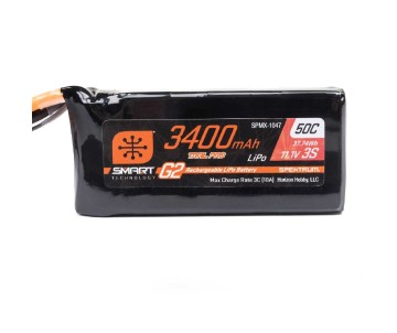 Spektrum Smart G2 Trail Pro 3400mAh 3S 11.1V 50C LiPo IC3