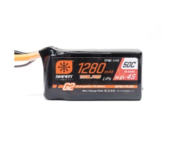 Spektrum Smart G2 Trail Pro 1280mAh 4S 14.8V 50C LiPo w/ IC3