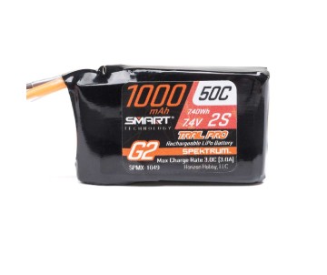 Spektrum Smart G2 Trail Pro 1000mAh 2S 7.4V 50C LiPo w/ IC2