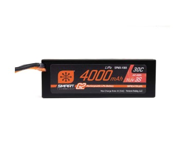 Spektrum 4000mAh 3S 11.1V 30C Smart LiPo G2 IC5 Hardcase