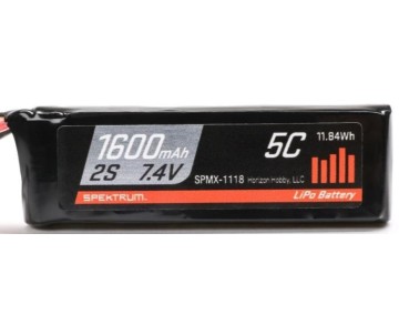 Spektrum 7.4V 1600mAh 2S 5C LiPo RX Battery