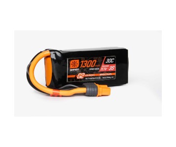 Spektrum 1300mAh 3S 11.1V 30C Smart G2 LiPo IC3