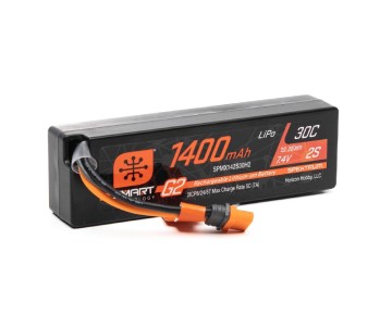 Spektrum 1400mAh 2S 7.4V Smart G2 30C LiPo; IC2 Connector