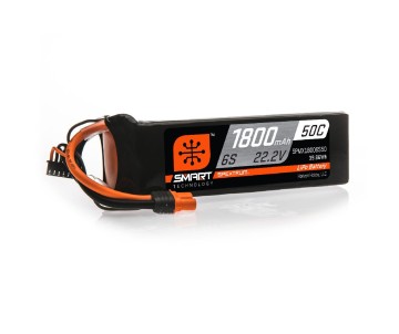 Spektrum 1800mAh 6S 22.2V 50C Smart LiPo IC3