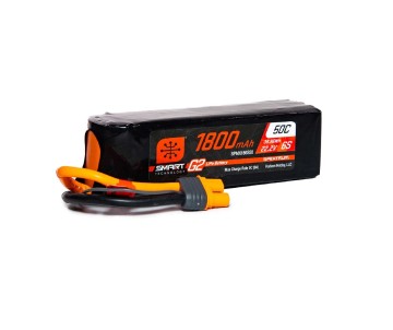 Spektrum 1800mAh 6S 22.2V Smart G2 LiPo 50C; IC3