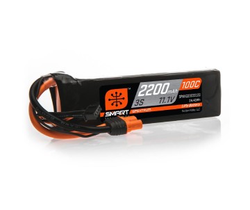 Spektrum 2200mAh 3S 11.1V 100C Smart LiPo IC3