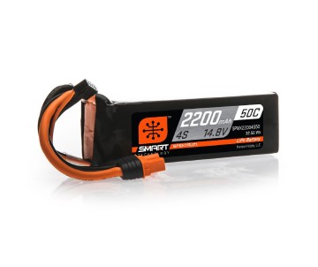 Spektrum 2200mAh 4S 14.8V 50C Smart LiPo IC3