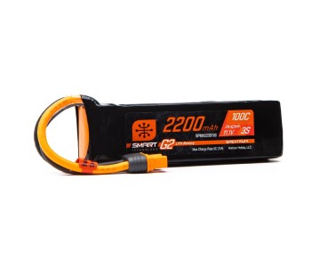 Spektrum 2200mAh 3S 11.1V Smart G2 LiPo 100C IC3