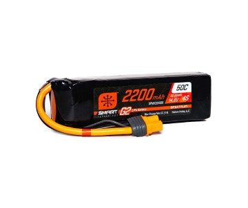 Spektrum 2200mAh 4S 14.8V Smart G2 LiPo 50C; IC3