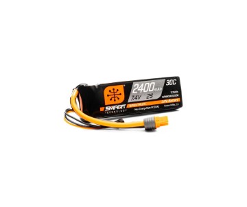 Spektrum 2400mAh 2S 7.4V Smart G1 30C LiPo IC3