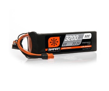 Spektrum 3200mAh 6S 22.2V 50C Smart LiPo IC5