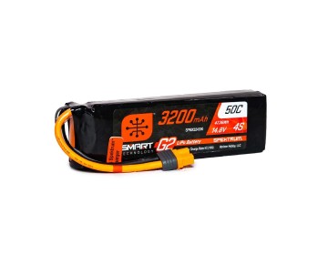 Spektrum 3200mAh 4S 14.8V Smart G2 LiPo 50C; IC3