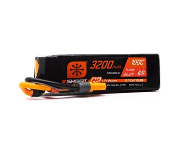 Spektrum 3200mAh 6S 22.2V Smart G2 LiPo 100C; IC5