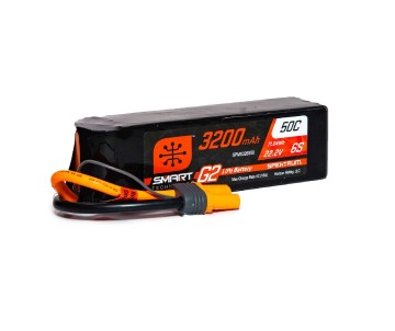 Spektrum 3200mAh 6S 22.2V Smart G2 LiPo 50C; IC5