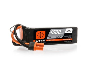 Spektrum 4000mAh 6S 22.2V 50C Smart LiPo IC5