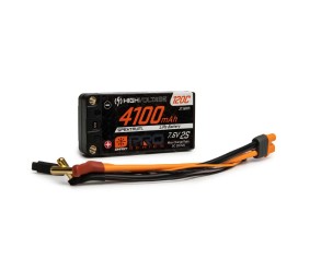 Spektrum 4100mAh 2S 7.6V Smart Pro Race HV LiPo 120C: 5mm