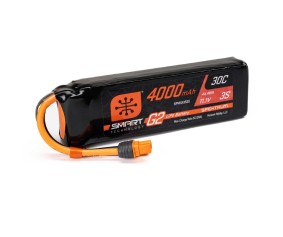 Spektrum 4000mAh 3S 11.1V 30C Smart G2 LiPo IC3