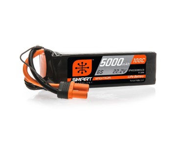 Spektrum 5000mAh 6S 22.2V 100C Smart LiPo IC5