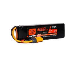 Spektrum 5000mAh 3S 11.1V 30C Smart G2 LiPo IC5