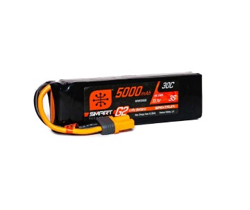 Spektrum 5000mAh 3S 11.1V 30C Smart G2 LiPo IC5
