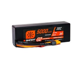 Spektrum 5000mAh 3S 11.1V 30C Smart G2 LiPo IC3 Hardcase