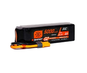 Spektrum 5000mAh 6S 22.2V Smart G2 LiPo 30C; IC5