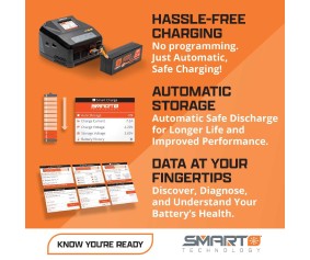 Spektrum 5000mAh 6S 22.2V Smart G2 LiPo 50C; IC5