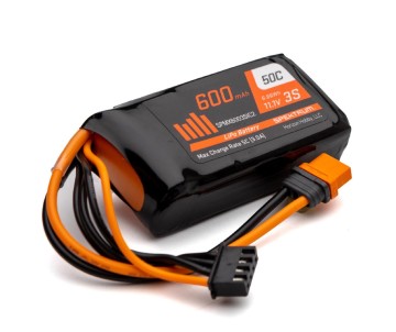 Spektrum 600mAh 3S 11.1V 50C LiPo IC2