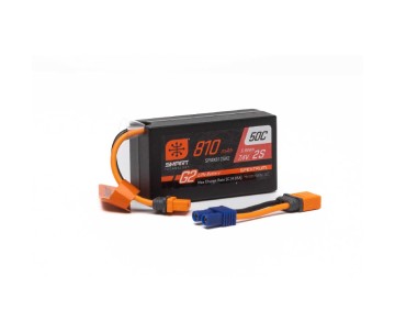 Spektrum G2 810mAh 2S 7.4V Smart G2 50C LiPo; IC2