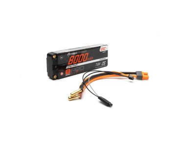 Spektrum 8000mAh 2S 7.6V Smart Pro Race HV LiPo 120C: 5mm