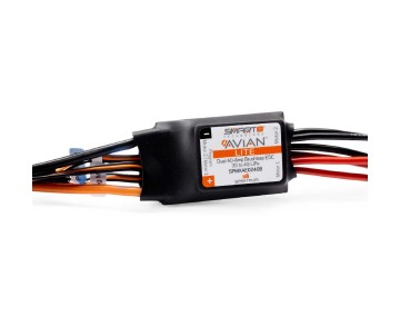 Spektrum Avian 40-Amp Dual Smart Lite BL ESC; 3S-4S IC3