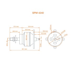 Spektrum Avian 4240-800kV Outrunner Brushless Motor