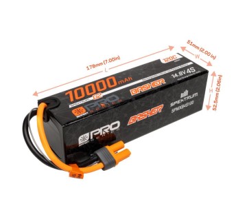 Spektrum 10000mAh 4S 14.8V Smart Pro Basher LiPo 120C IC5