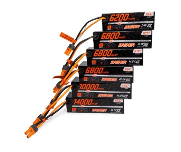 Spektrum 10000mAh 4S 14.8V Smart Pro Basher LiPo 120C IC5