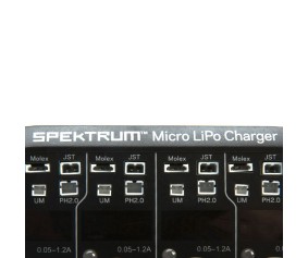 Spektrum Spektrum S44 Micro 4 port AC/DC 1S LiPo Charger