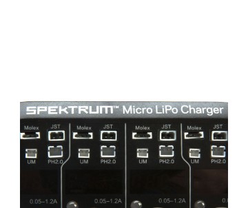 Spektrum Spektrum S44 Micro 4 port AC/DC 1S LiPo Charger