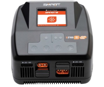 Spektrum Smart S2100 G2 AC Charger, 2x100W