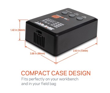 Spektrum S100 1x100W USB-C Smart Charger, 65W USB-C GaN Power Supply Combo