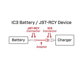 Spektrum Adapter: IC3 Battery / JST-RCY Device