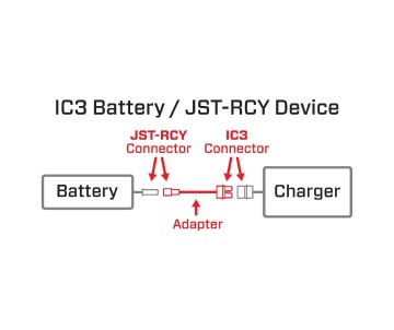 Spektrum Adapter: IC3 Battery / JST-RCY Device