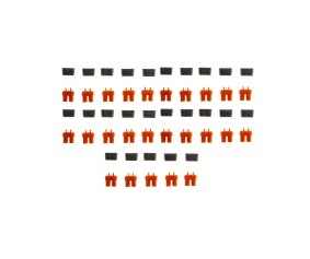 Spektrum Connector: IC3 Battery Bulk (25) Set