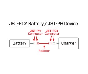 Spektrum Adapter: JST Battery / JST PH2.0 3P Device