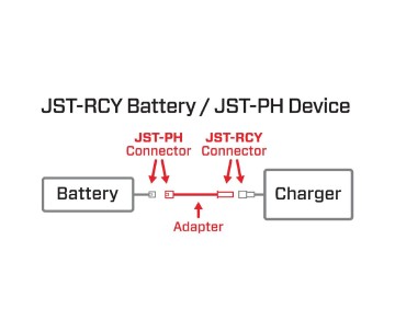 Spektrum Adapter: JST Battery / JST PH2.0 3P Device
