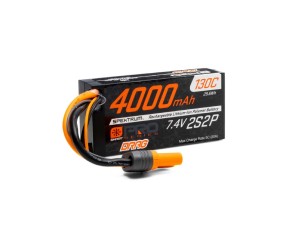 Spektrum 4000mAh 2S2P 7.4V Smart Pro Drag LiPo 130C IC5