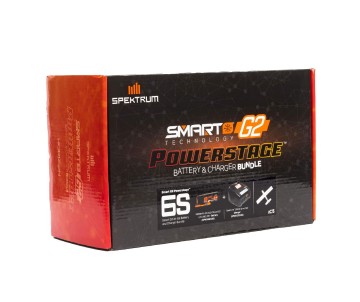 Spektrum Smart G2 Powerstage Aircraft 6S Bundle (Chgr+Batt)