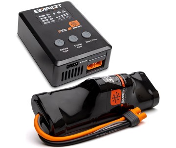 Spektrum Smart Powerstage: 3300mAh 7C NiMH & S100 Charger