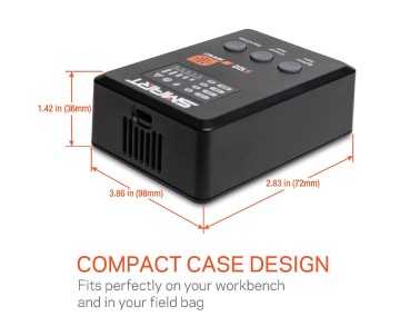 Spektrum Smart G2 Powerstage Bundle: 810mAh 2S 50C LiPo Battery (IC2), S100 Charger, 65W Power Block, Adapter