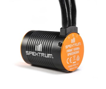 Spektrum Firma 3652 6500Kv 4-Pole Brushless Motor: 3.175mm