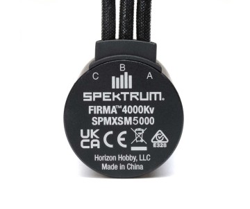 Spektrum Firma 3660 4000Kv 4 Pole Sensorless Brushless Motor: 5mm